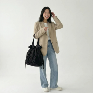 디엘라 방수 숄더백 백팩 2way 가벼운 대용량 보부상 여자가방