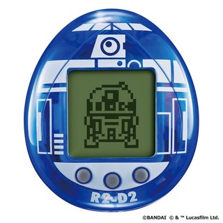 星際大戰 Star Wars 塔麻可吉 Tamagotchi R2-D2 經典白色/全息藍色, 1個, R2-D2 全息藍色, 全息藍色