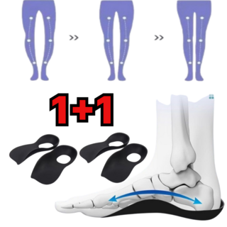 1+1 아치닥터 발 아치 평발 OX 휜다리 교정 자세교정 기능성 깔창
