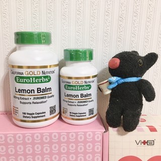 CGN 檸檬香蜂草 Lemon Balm 緩解焦慮壓力 歐洲品質500mg 60粒 素食膠囊 vegan, 2個, 60顆