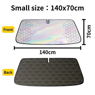 ZOHAR 三菱 COLT PLUS 前擋遮陽板 隔熱防曬遮陽簾, 1個, (非專用)通用薄款-140x70cm