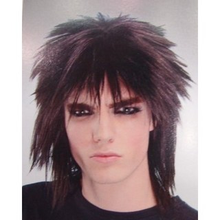 裝扮道具 搖滾龐克假髮 生日尾牙派對變裝假髮 像伍佰, 1個