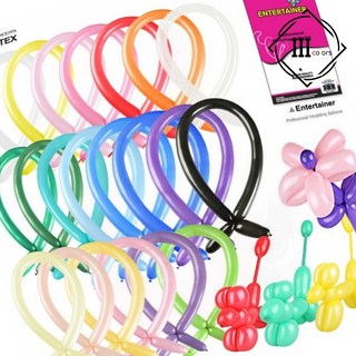 홈파티 요술풍선 만들기 놀이 이벤트 생일 동물 강아지, 1개, 시냅스 3호점 260N크리스탈 클리어(100p)