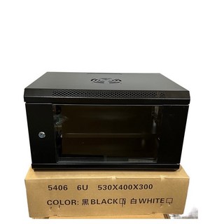 19吋 4U 6U 壁掛式網路機櫃 監控機櫃 資訊櫃 弱電箱, 豪華6U