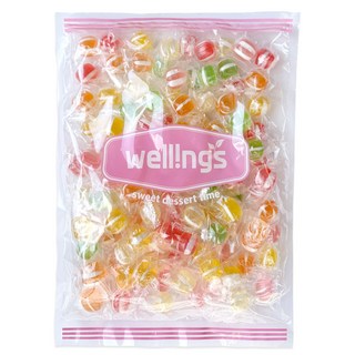 대용량 업소용 벌크 디저트 캔디 기념일 행사 어린이집 답례품 식당 후식 눈깔 왕 무지개 사탕, 1개, 1.5kg