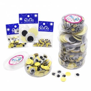 뚝딱 스티커 눈알 접착 사이즈 만들기 교구 재료, 접착/15mm/약200개