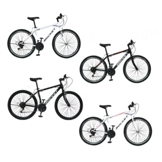 닥터바이크 26인치 21단 유사 MTB 자전거 F-26A, 올화이트, 미조립