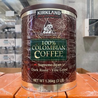 커클랜드 콜럼비아 수프리모 그라운드 커피1.36kg, 그라운드커피, 1.36kg, 1개
