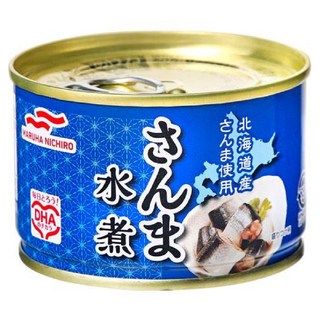 MARUHA NICHIRO 水煮秋刀魚罐頭, 1個, 150g