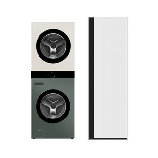 LG 트롬 오브제컬렉션 워시타워 세탁24kg 건조21kg + LG 스타일러 5벌+바지1벌 W21GEAM-5SH, 네이처 그린 + 네이처 베이지 +  에센스 화이트
