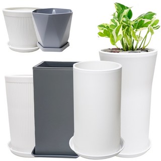 올스 대형화분 큰화분 인테리어 화분, C-비너스 특대형화분 1호(화이트), 1개