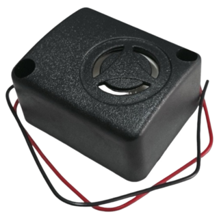 正典UCHI電子 方型高分貝警報器 9V 12V 15V 100dB 有源蜂鳴器 警報聲, 1個