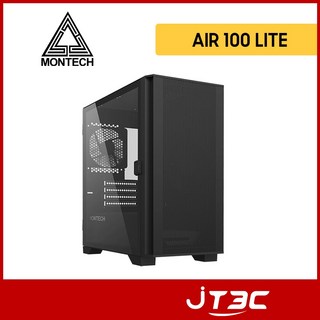 MONTECH(君主) Air 100 LITE BLACK 電腦機殼 (黑), 1個