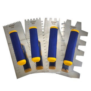 픽스톱 경량 스텐 톱니 고대 타일 본드 압착고데 흙손 갈갈이, 픽스톱 경량스텐 톱니고대 8mm, 1개