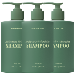 저자극 비건 안티그래비티 볼륨 탈모 샴푸, 3개, 450ml