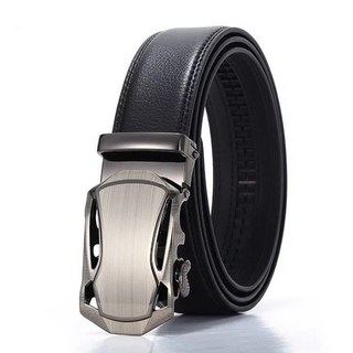 米蘭精品 自動皮帶 合金扣頭 商務休閒 男腰帶