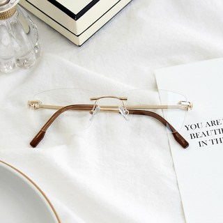 사각 무테 안경 블루라이트 차단 너드 긱시크 안경테