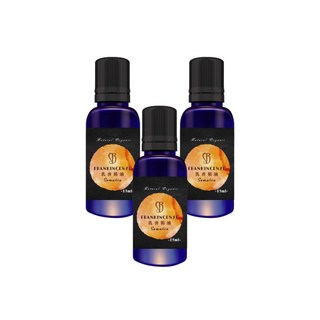 天然有機索馬利亞乳香精油，深層滋潤肌膚，舒緩壓力，提升專注力，15ml, 3個, 15ml