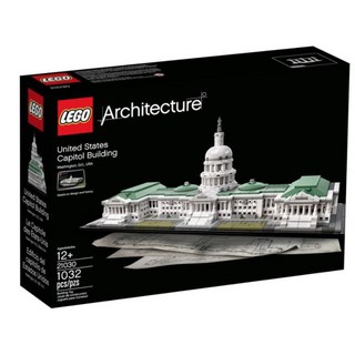 레고정품 21030 아키텍쳐 미국 의회의사당 /사은품증정, 1개