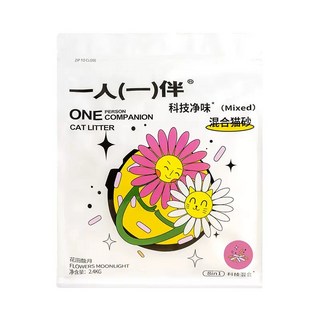 一人一伴 8in1科技淨味混合貓砂, 2.4kg, 1袋