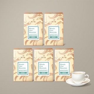 味旅私藏 鍋煮奶茶香料包 - 印度奶茶 香料奶茶, 1個, 特調草原風5盒
