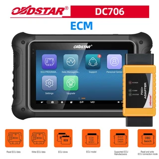 OBDSTAR DC706 ECU 도구 자동차 및 오토바이 ECM/ TCM/ 바디 클론용 A/ B/ C 버전 OBD 또는 벤치