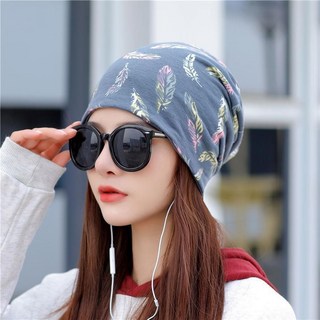 包頭帽男薄款腰果花圖案帽子歐美嘻哈潮人時尚女士套頭帽圍脖兩用