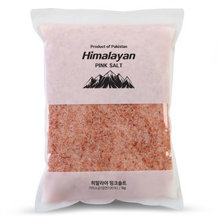 블루오션 히말라야 핑크솔트 (천일염사이즈 중간입자) 중량별 핑크소금 암염 소금 일반굵은소금사이즈, 1개, 5kg