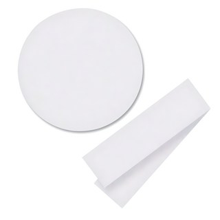 원형 유산지 1호 + 띠지, 100개, 1세트
