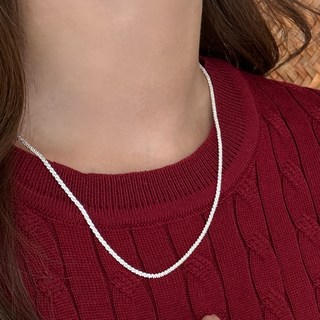 온벨 심플 925실버 레이어드 슬림 목걸이