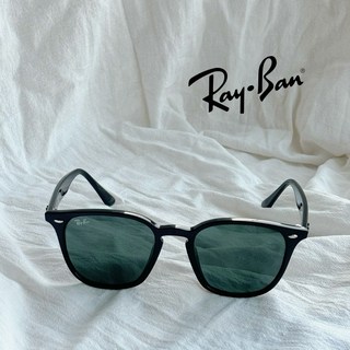 Ray-Ban RB4258F 太陽眼鏡 黑色鏡框 綠色鏡片