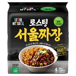 Pulmuone 圃美多 首爾炸醬麵, 4包