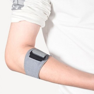 팔꿈치보호대 엘보보호대 엘보우보호대 테이핑 밴드-에덴-, 1개, 엘보보호대-회색(1P)