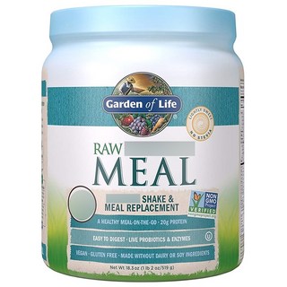 Garden of Life 超級食物植物性蛋白奶昔粉, 454g, 1個