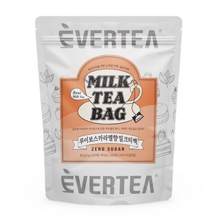 에버티 루이보스카라멜향 밀크티백, 1개, 12개입, 5g