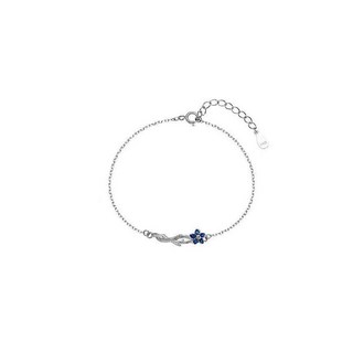 S925純銀勿忘我情侶手鍊 簡約時尚設計 情人節生日禮物