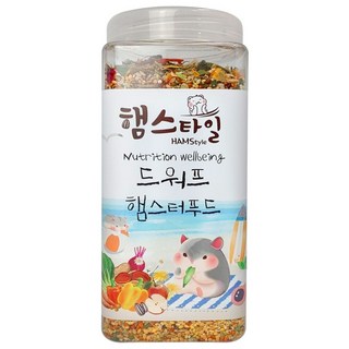 햄스타일 뉴트리션 웰빙 드워프 햄스터푸드 사료, 650g, 1개