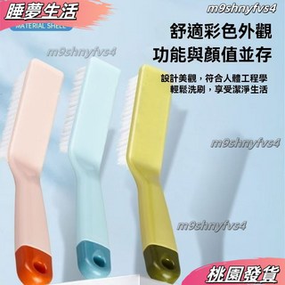 軟毛按壓加液鞋刷，洗衣清潔專用, 1個, 圓頭鞋刷一支 超薄款 不是萌萌刷丨