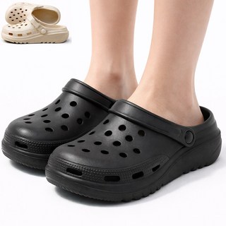 드리프 남녀공용 5cm 키높이 쿠션 EVA 슬리퍼 미끄럼방지 신발 클로그 샌들 아쿠아슈즈