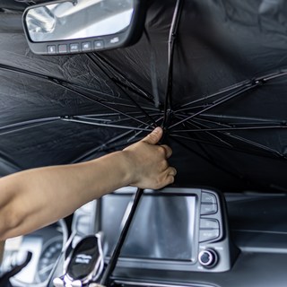 볼체 차량햇빛가리개 차 앞유리 차박 암막 우산 1초 설치, 1개