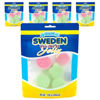 한국식 스웨덴젤리, 5개, 100g