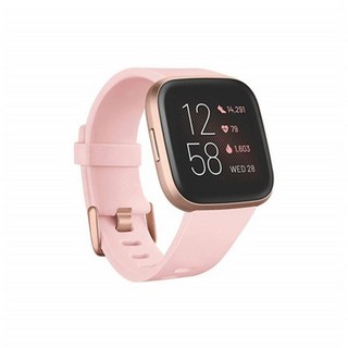 Fitbit Versa 2 스마트워치의 로즈골드 디자인 이미지