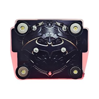 프로라이더스 스피드샵 배달대행 오토바이 자석 충전거치대 2구 오픈 배트맨 단품, 2구배트맨 레드 단품