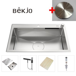 백조씽크 리폼싱크볼 RECO85 + Foss-M 내부 폭포수전 탑재/2단레이어드기능/레코85, RECO85+폭포수전(코트랩클린배수구)