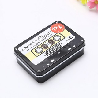 嗨購 創意桌面長方形馬口鐵收納盒 禮品明信片小鐵盒 馬口鐵金屬盒批發, 磁帶, 1個