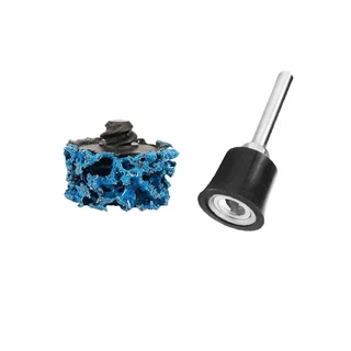 SI FANG 25mm 퀵 체인지 스트리핑 디스크 키트 패드 홀더 1개 포함) 간편하게 및 청소 페인트 녹 제거 홈, 02 2pcs, 02 2pcs