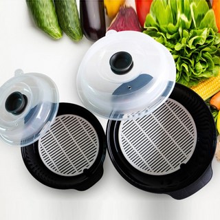 N전자레인지 용기세트 중+소 블랙 (3123), 1개