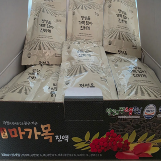 국내산 마가목즙 100ml 25포