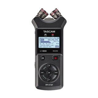 타스캠 TASCAM 포터블 레코더 녹음기 휴대용 보이스 레코더 ASMR 녹음 인터뷰등 다용도, DR-07XP