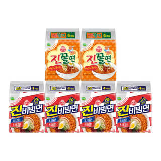 오뚜기 진비빔면 + 진쫄면 (총 ), 24개